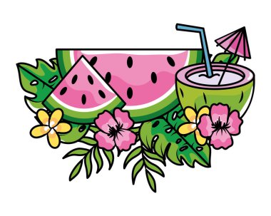 tropikal yaz çizgi film 