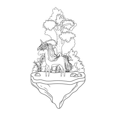 manzara güzel küçük Unicorn