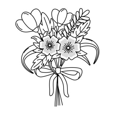 Çiçek Doğa karikatür çiçek