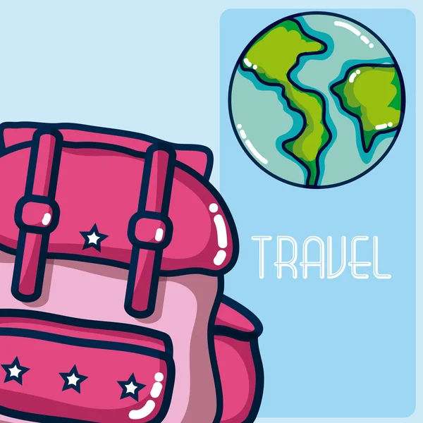Voyages et vacances — Image vectorielle