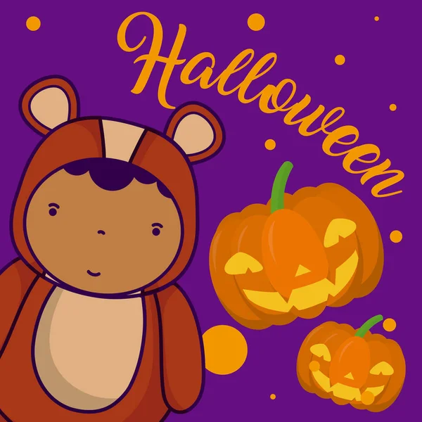 Halloween i dzieci bajki — Wektor stockowy