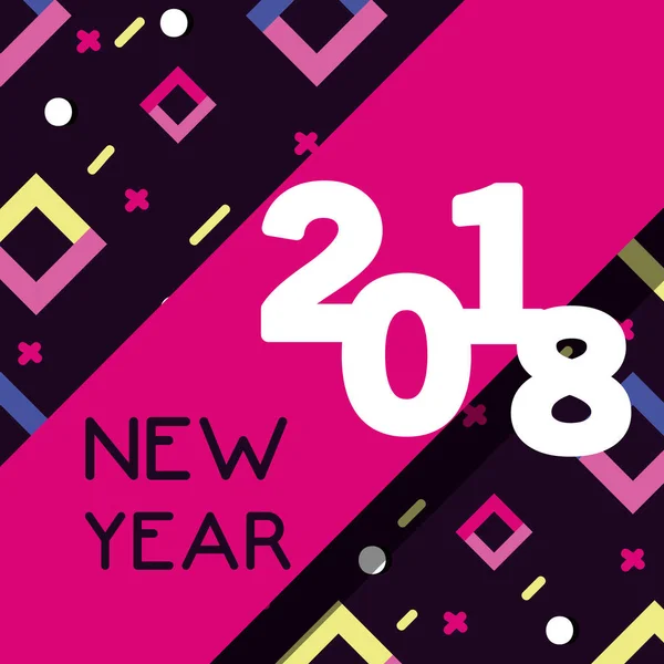 happy new year figures backgrund design
