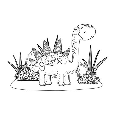 manzara sevimli apatosaurus