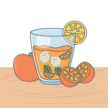 lezzetli sağlıklı yemek karikatür