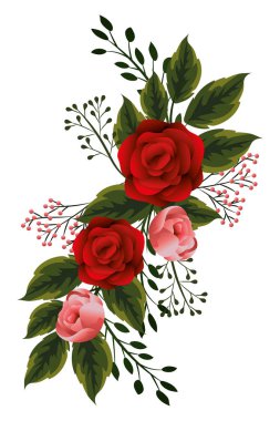 çiçek tropikal karikatür