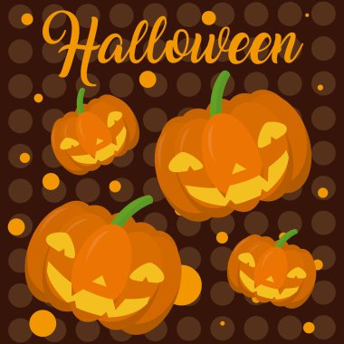 Cadılar Bayramı karikatürleri kartı