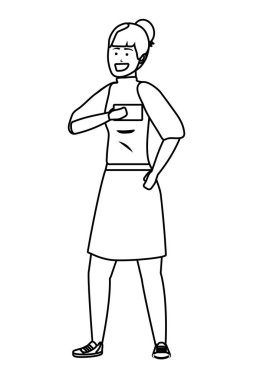 Bin yıllık kişi şık kıyafeti izole siyah ve beyaz