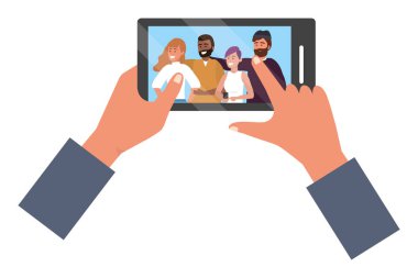 Eller tutan akıllı telefon uygulaması görüntülü arama