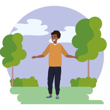 Bin yıllık kişi şık kıyafet arka plan çerçevesi