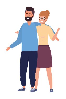 Bin yıllık çift akıllı telefon selfie çekiyor