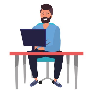 Bin yıllık kişi akıllı telefon ile oturan