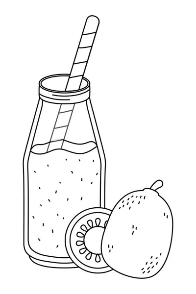 美味的健康餐卡通 — 图库矢量图片