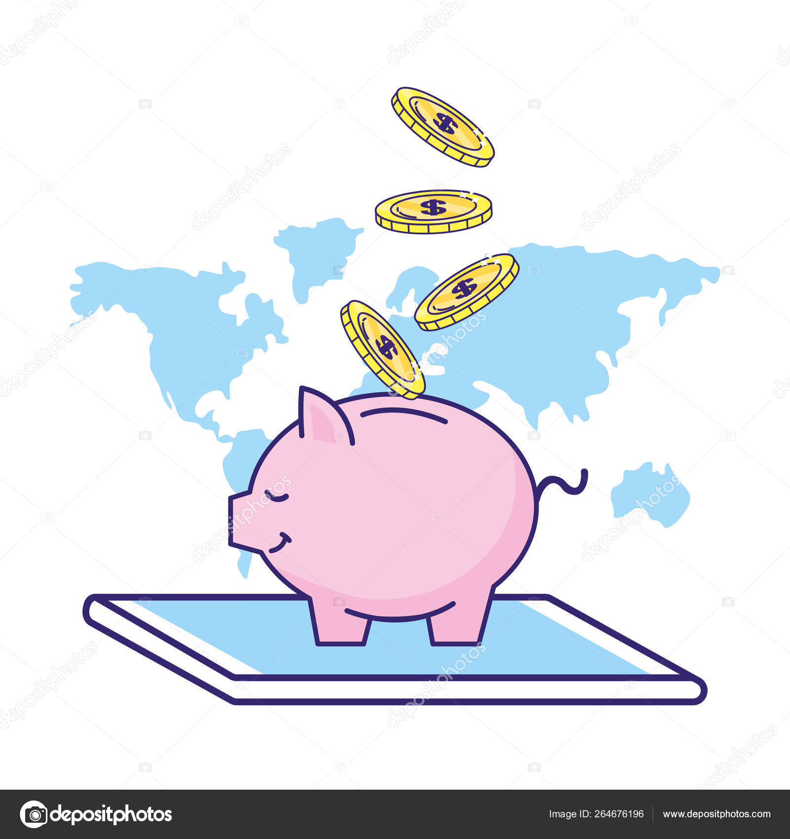 Economiser De L Argent Dessin Anime Image Vectorielle Par Stockgiu C Illustration