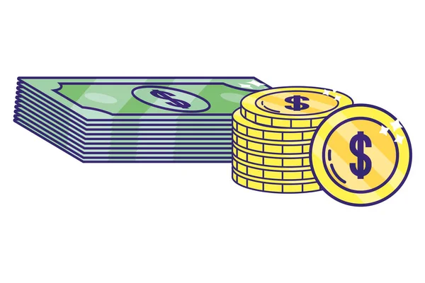 Экономия денег мультфильм — стоковый вектор