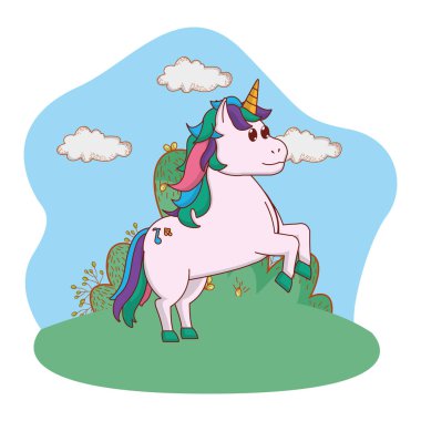 sevimli sihirli çizgi