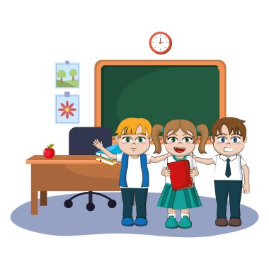 İlköğretim Okulu çizgi film