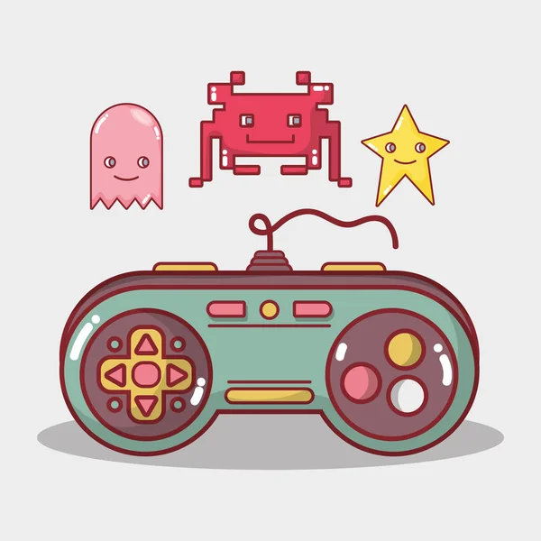 Симулятор відеоігри електронна гра відпочинок — стоковий вектор