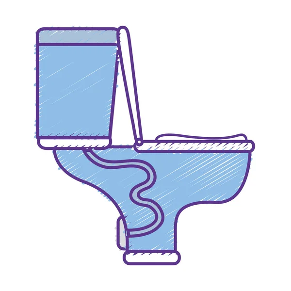 Toilettes râpées équipement de plomberie service réparation — Image vectorielle