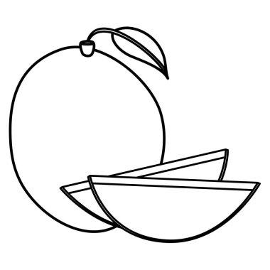 taze tropikal mango meyve