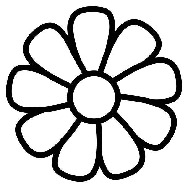 かわいい花の自然のアイコン — ストックベクタ