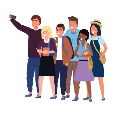 Bin yıllık grup selfie çekiyor