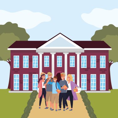 Kampüste bin yıllık öğrenci grubu