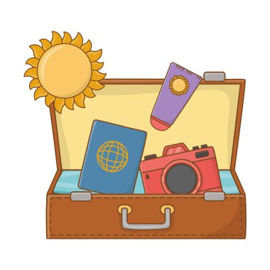 Turistik gezi yaz seyahat