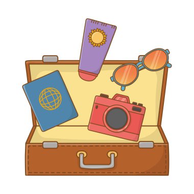 Turistik gezi yaz seyahat