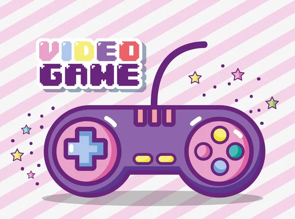 Retro videogame cartoons — Stock Vector