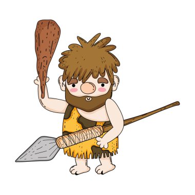 sopa karakterli mağara adamı