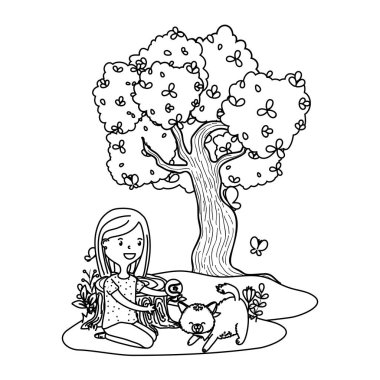 çocukluk mutlu çocuk karikatür