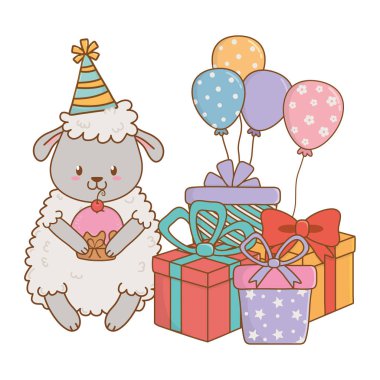 sevimli küçük hayvan karikatür