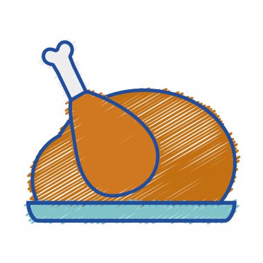 rendelenmiş lezzetli tavuk maması kızartma tadı