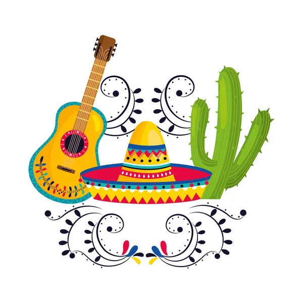 Cultura mexicana caricatura mexicana — Vector de stock