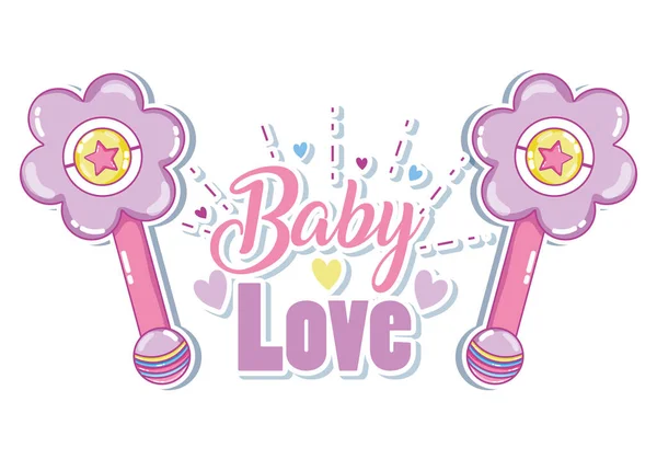 Baby-Liebeskarte — Stockvektor