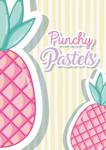 Punchy pastel trendy concept — Stock Vector