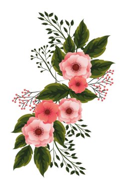 çiçek tropikal karikatür