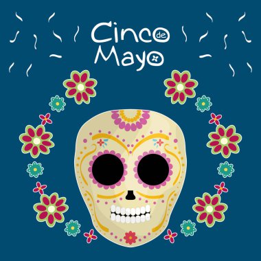 Cinco de mayonez ölüm maskesi