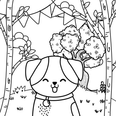 Sevimli Pet hayvan karikatür