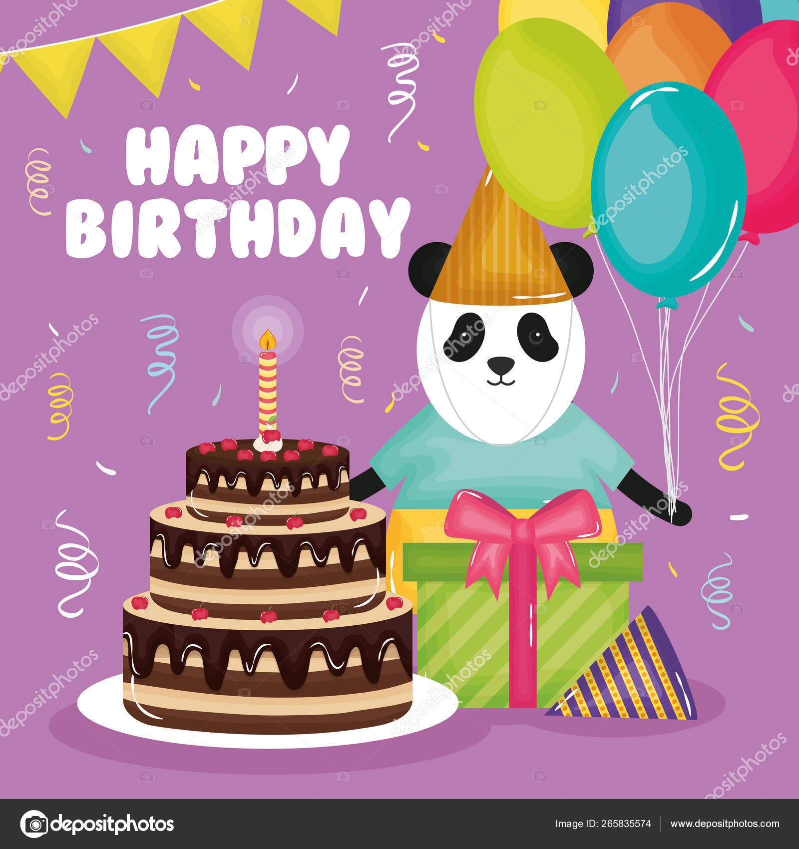 Carte D Anniversaire Avec Panda Ours Et Gateau Image Vectorielle Par Stockgiu C Illustration Carte D Anniversaire Avec Panda Ours Et Gateau Image Vectorielle Par Stockgiu C Illustration
