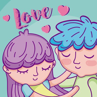 Aşk ve çocuk karikatürler