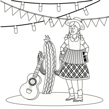 Festa Junina çizgi filmi