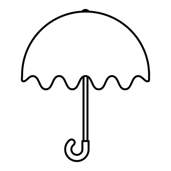 Ομπρέλα προστασία εικονίδιο βροχής — Διανυσματικό Αρχείο