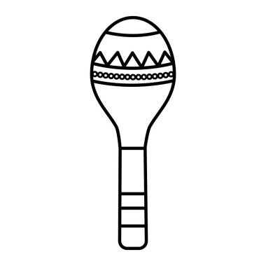 maraca müzik aleti simgesi