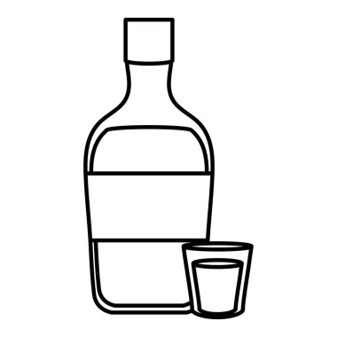 tekila şişe alkol simgesi