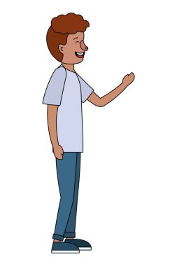 adam vücut çizgi film