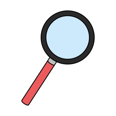 Büyüteç karikatür