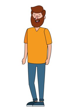 adam vücut çizgi film