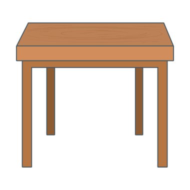 mobilya masa karikatür