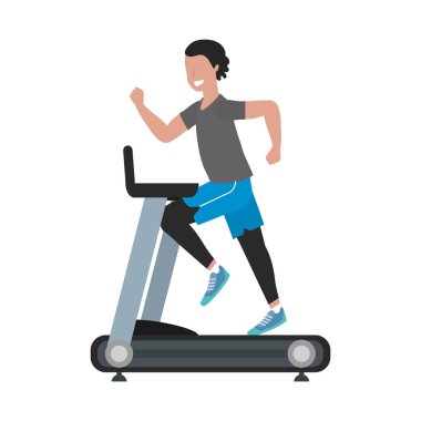 fitness egzersiz karikatür